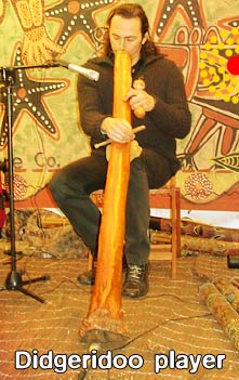 Didgeridoo player